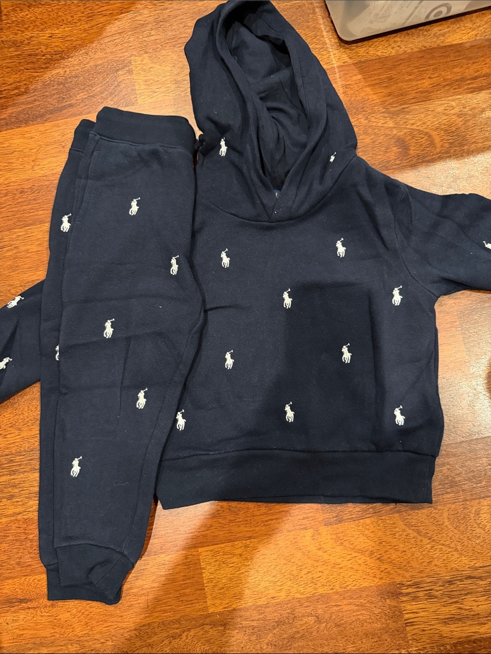 Polo Ralph Lauren Navy Kids Hoodie & Jogger Set